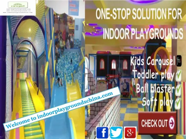 Get excellent indoor playground equipments in China