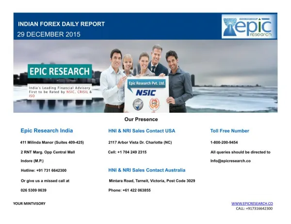 Epic Research Daily Forex Report 29 Dec 2015