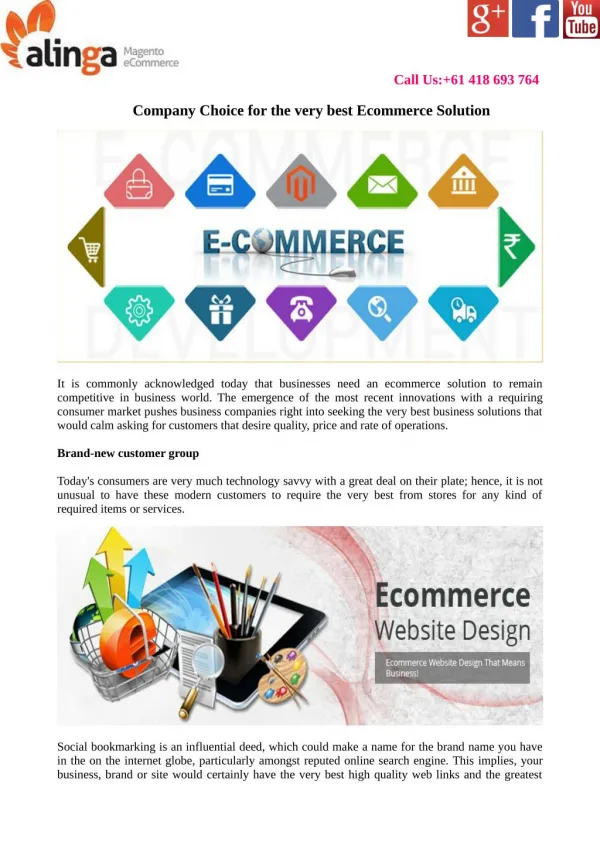 Company Choice for the very best Ecommerce Solution