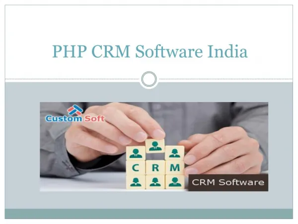 PHP CRM Software India
