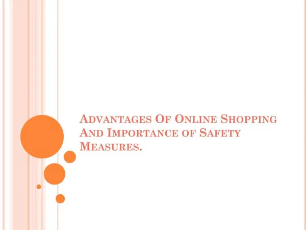 Online shopping safety