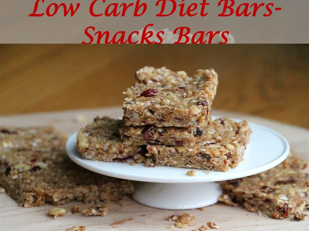 low carb diet bars snacks bars