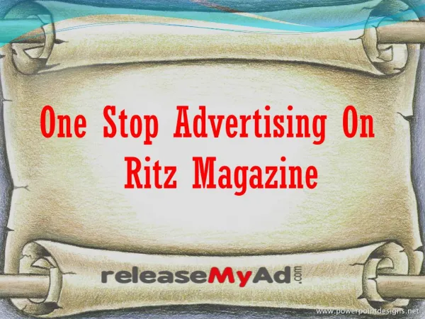 Book Your ads on Ritz Magazine