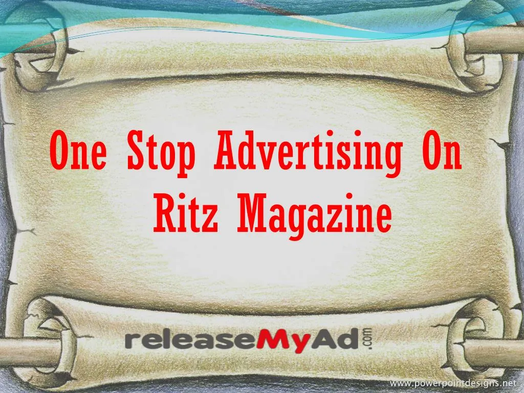 one stop advertising on ritz magazine