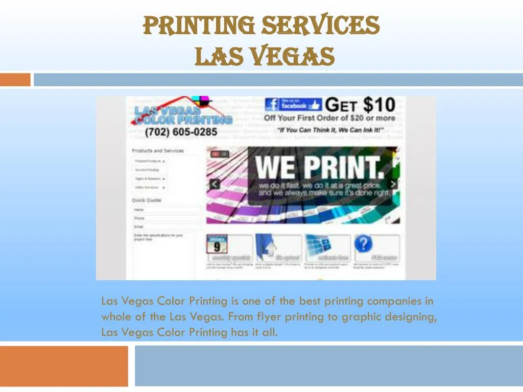 printing services las vegas