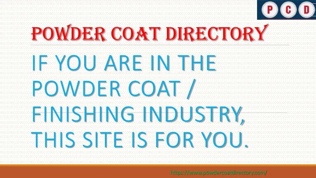 powder coat directory