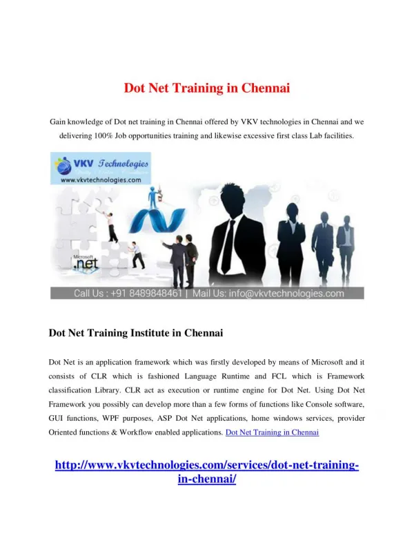 Dot Net Training in Chennai