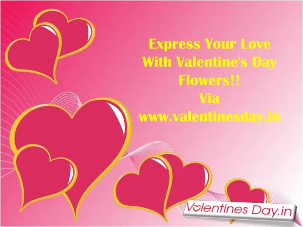 Express Your Love With Valentine's Day Flowers!!