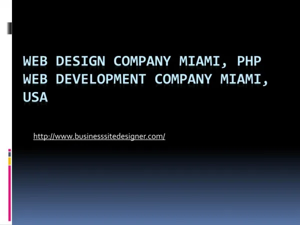 Web Design WordPress E-commerce PHP Development Company