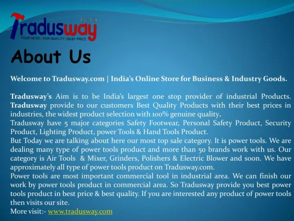 Best Power Tool Product on Tradusway