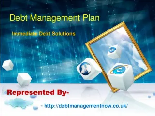 Debt management plan - slide 1