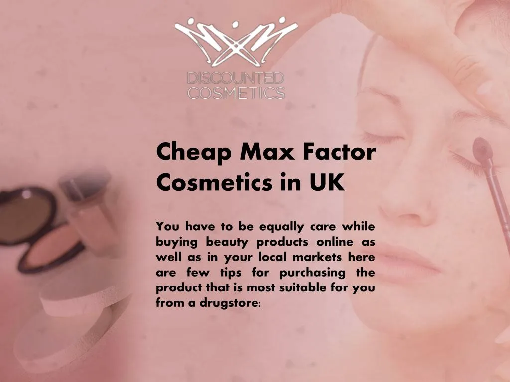 cheap max factor cosmetics in uk