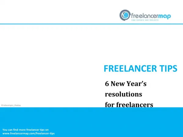 6 New Year’s resolutions for freelancers