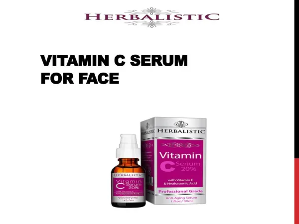 Vitamin C Serum for Face