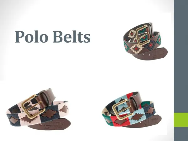 Polo Belts