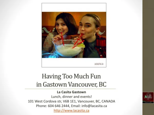 Having Too Much Fun in Gastown Vancouver British Columbia