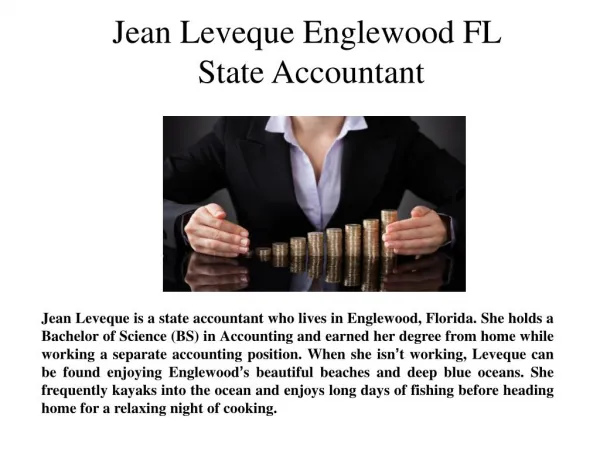 Jean Leveque Englewood FL-State Accountant