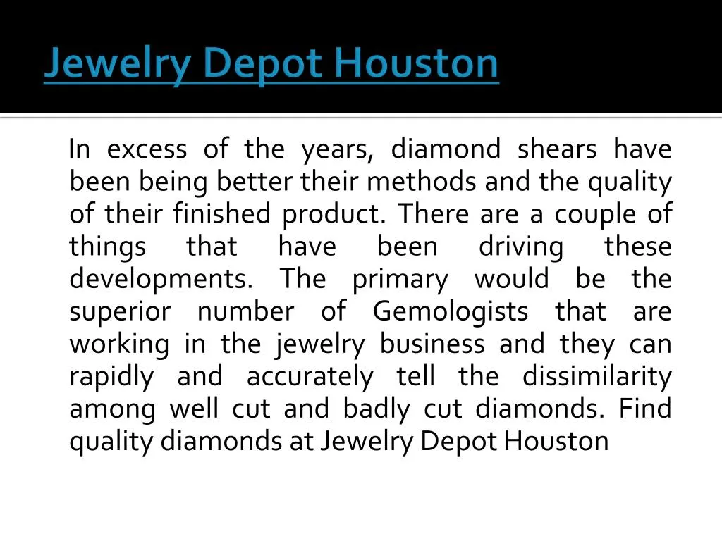 jewelry depot houston