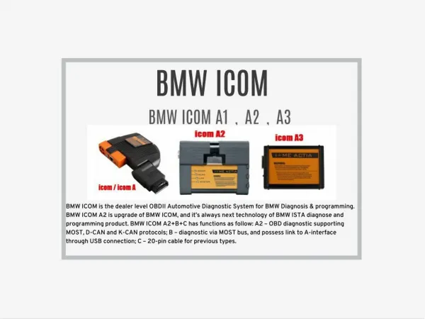 BMW ICOM
