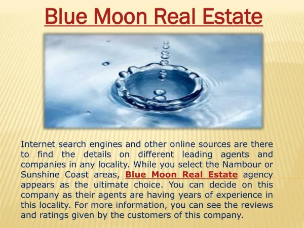 Blue Moon Real Estate
