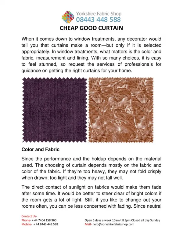 Cheap Curtain Fabric