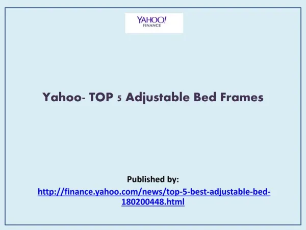 TOP 5 Adjustable Bed Frames