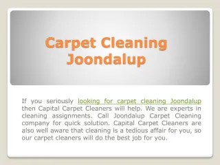 Carpet Cleaning Services - slide 1