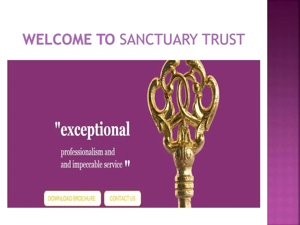 welcome to sanctuary trust