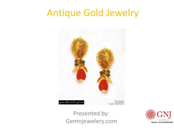 Antique GOld Jewelry - GemNJewelery.com