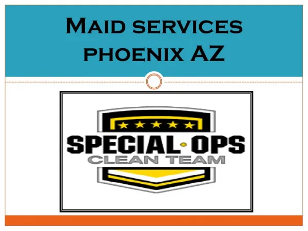 maid services phoenix AZ