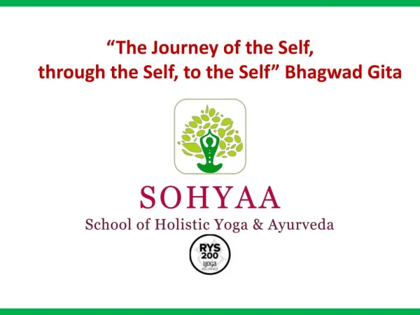 Yoga Therapy Training Programs - Sohyaa