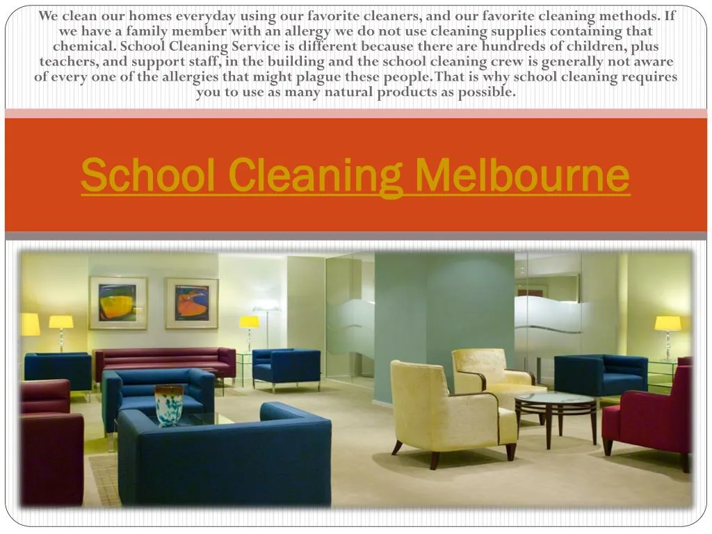school cleaning melbourne