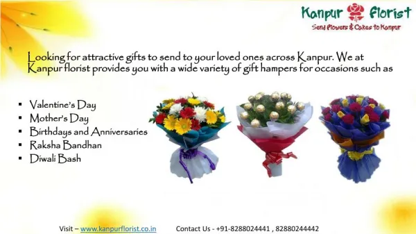 Send Online Flowers & gifts to Kanpur