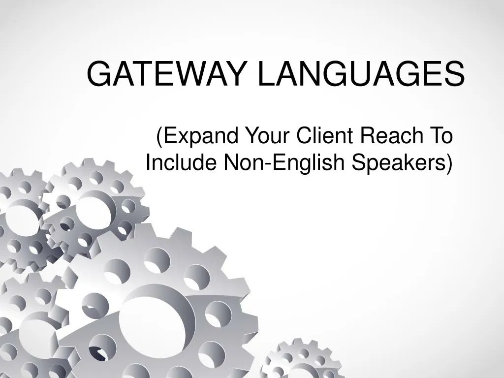 gateway languages