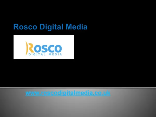 Web Design for Small Business - www.roscodigitalmedia.co.uk