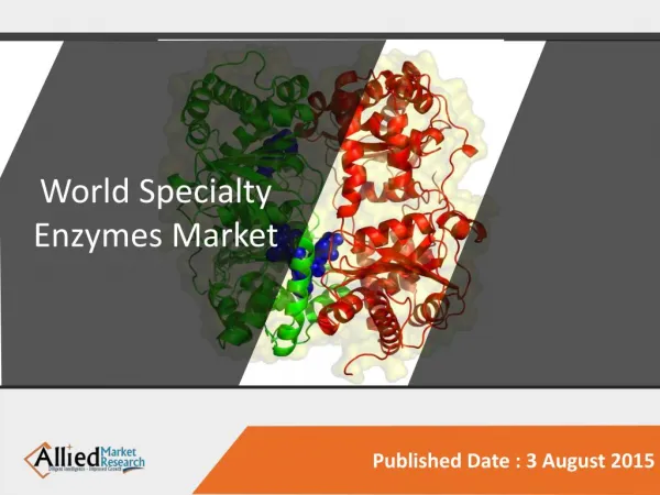 Specialty Enzymes (Pharmaceuticals, Biotechnology R&D, Diagnostics) Market 2014-2020