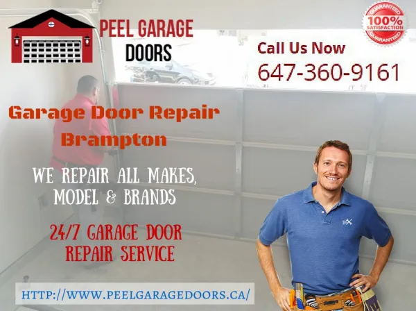 Brampton Garage Door installation & Repair Service - Peel Garage Doors