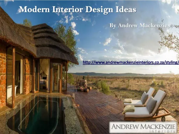 Modern Home Interior Design Ideas - Andrew Mackenzie