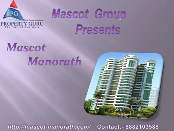 Mascot Manorath affordable Apartments at Noida Extension