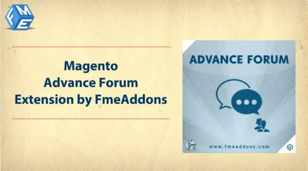 FME Forum Extension - Integrate Forum into Magento