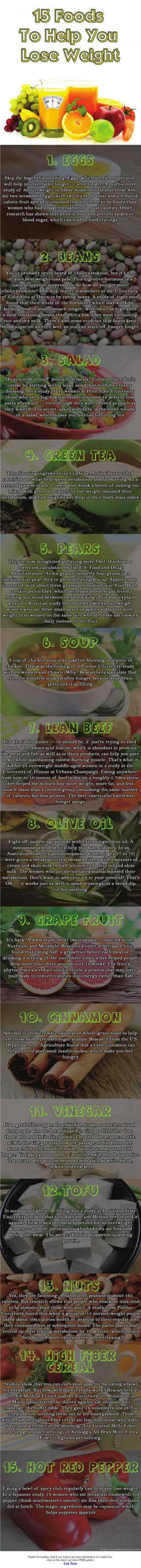 15 Foods To Help You Lose Weight - slide 1