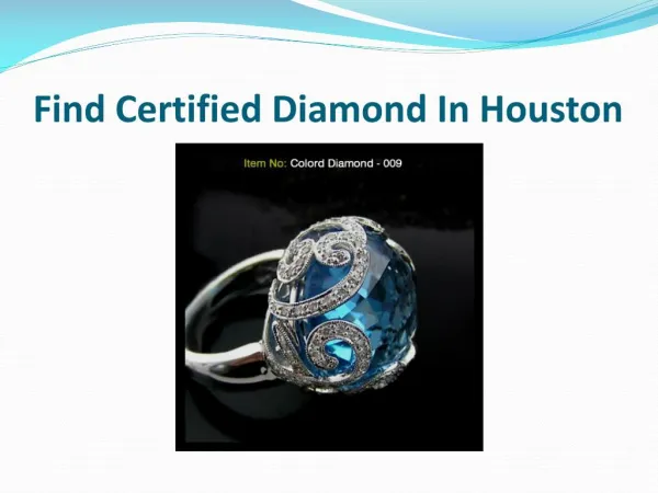 Beautiful Diamond jewelry In Houston
