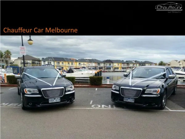 chauffeur services in Melbourne