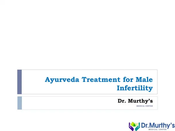Ayurveda treatment for Male infertility