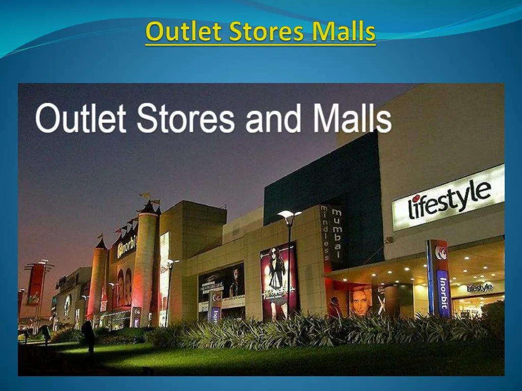 outlet stores malls