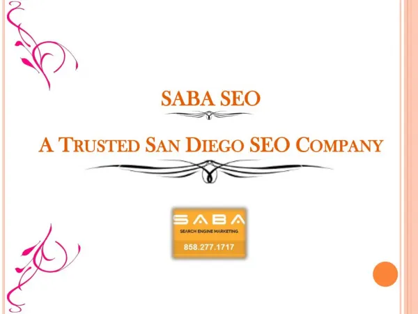 A Trusted San Diego SEO Company