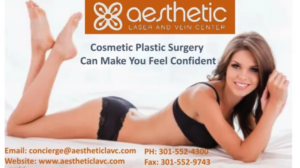 Cosmetic Plastic Surgery Can Make You Feel Confident