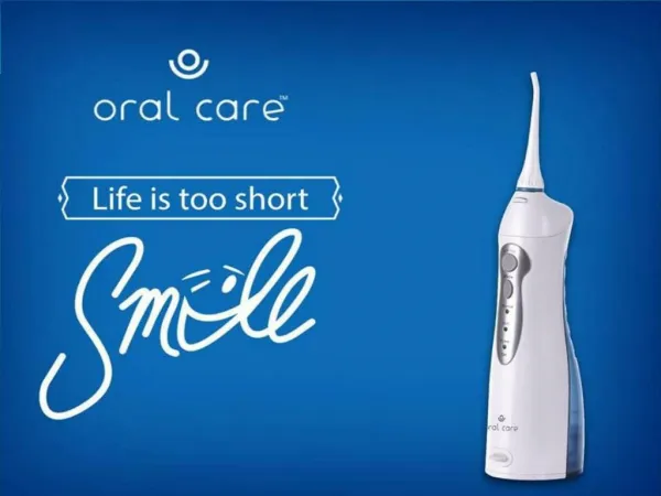 Oral care water flosser