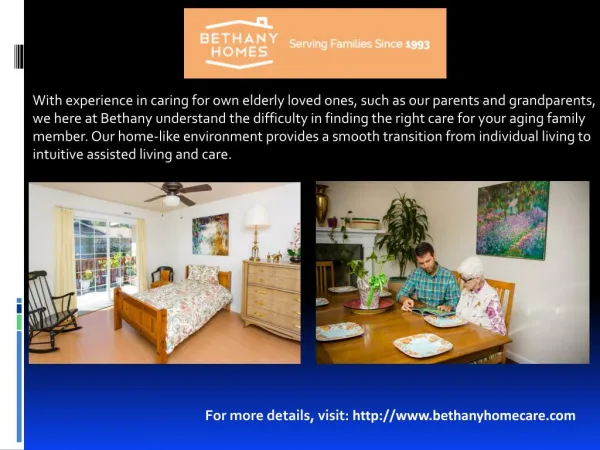 Residential Care Facility for the Elderly