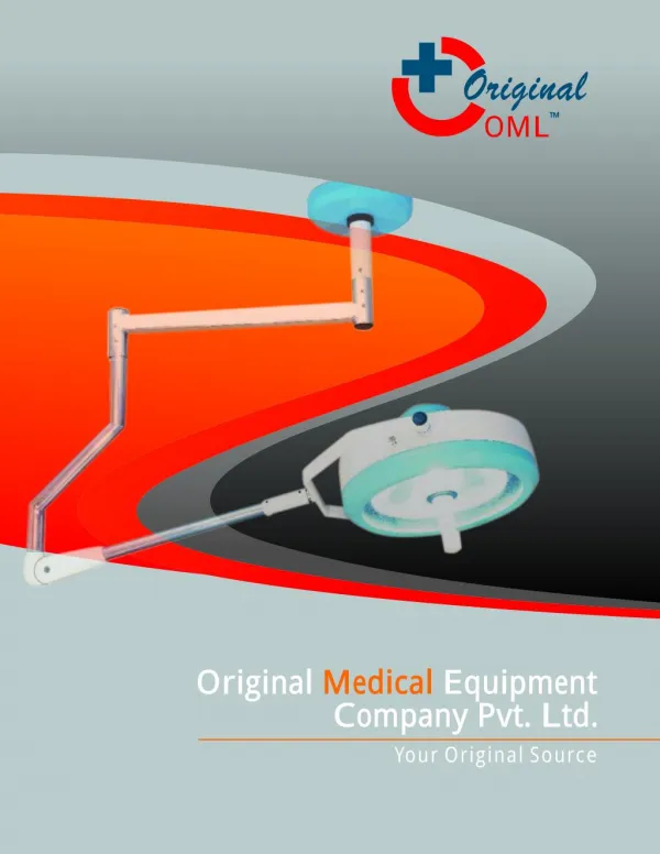 Original_Medical Manufacturers Supplier of O.T. Equipments